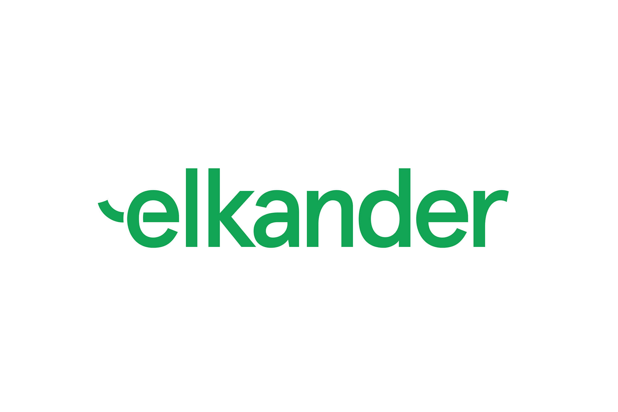 Huisstijl ELKANDER logo wit