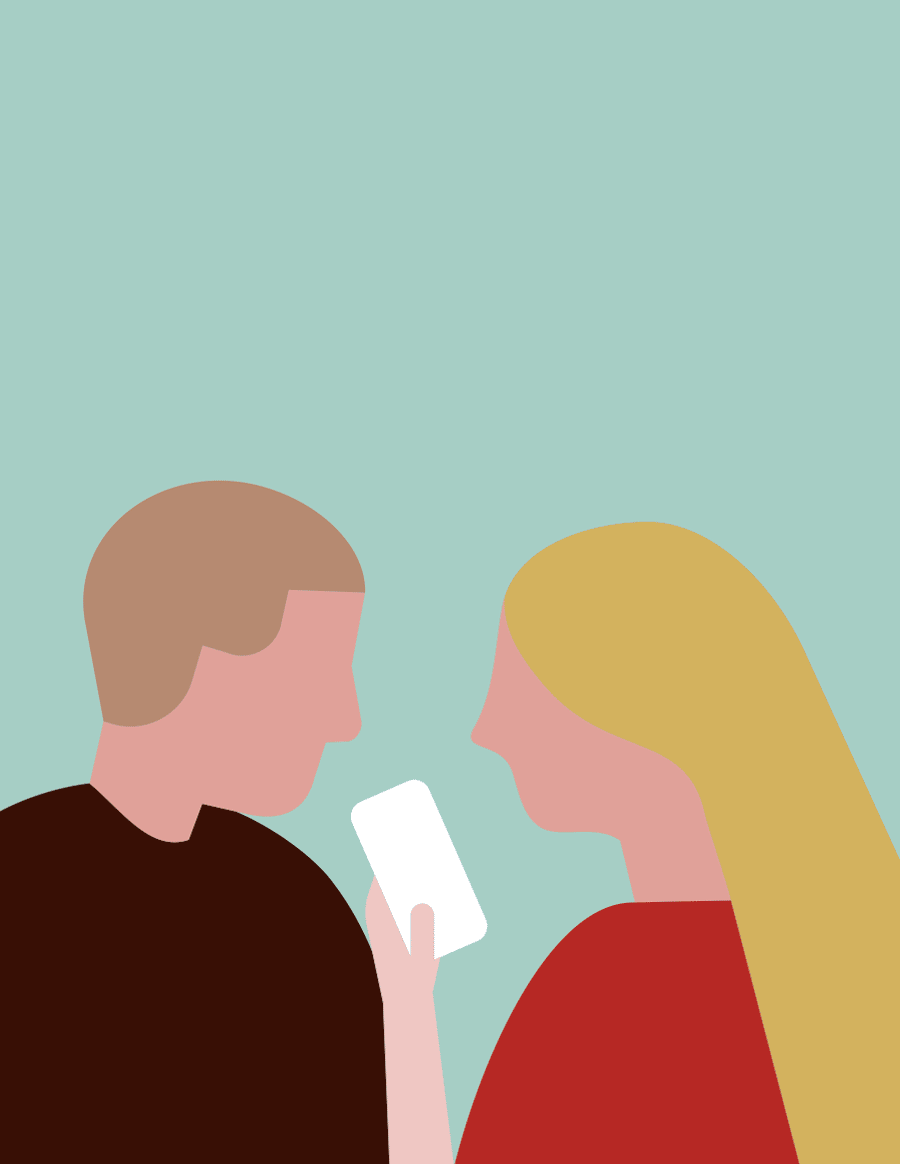 ELKER illustration_people phone