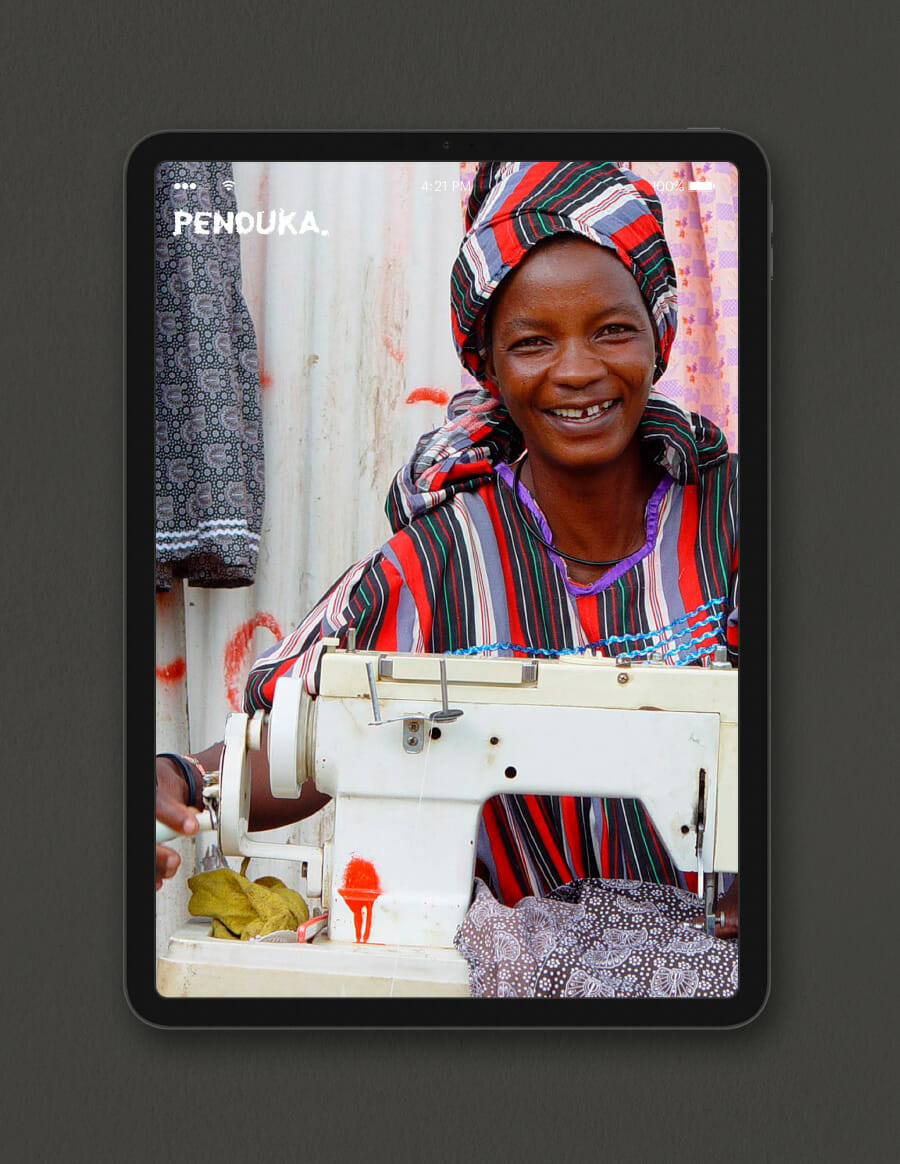 PENDUKA website ipad