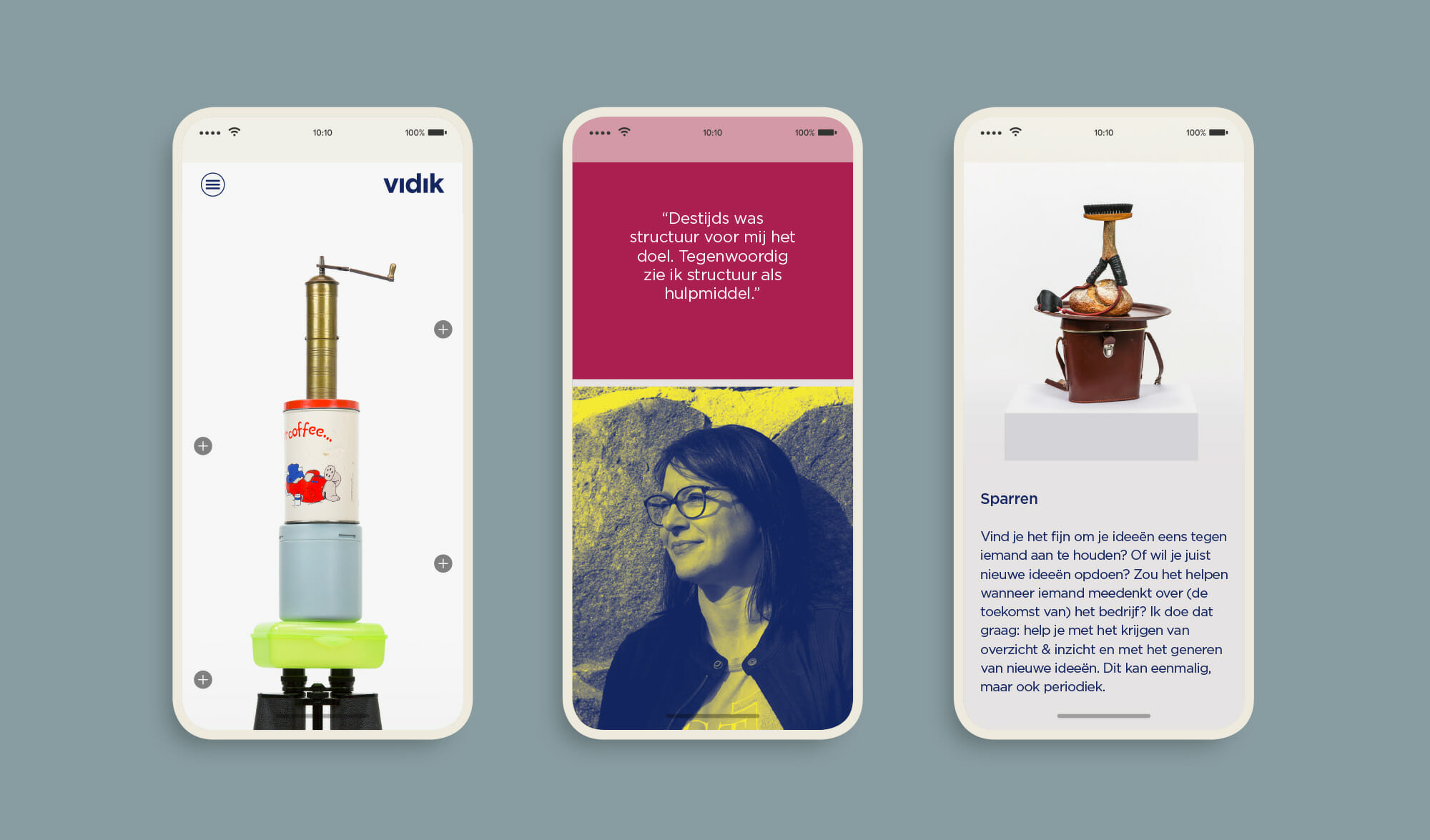 VIDIK art iphone responsive screens