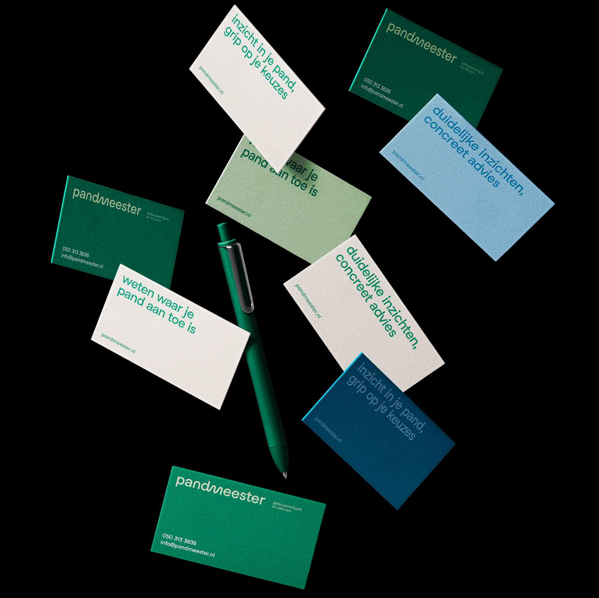 Pandmeester Visitekaartjes Volledig