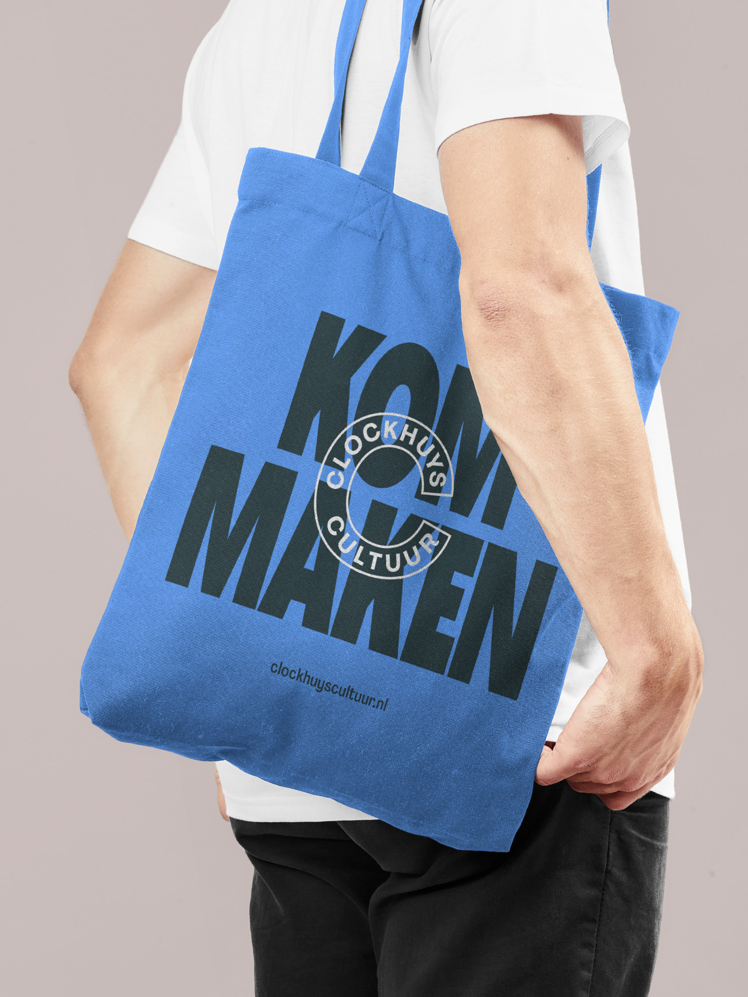 Clockhuys Cultuur Tote Blauw 2000px