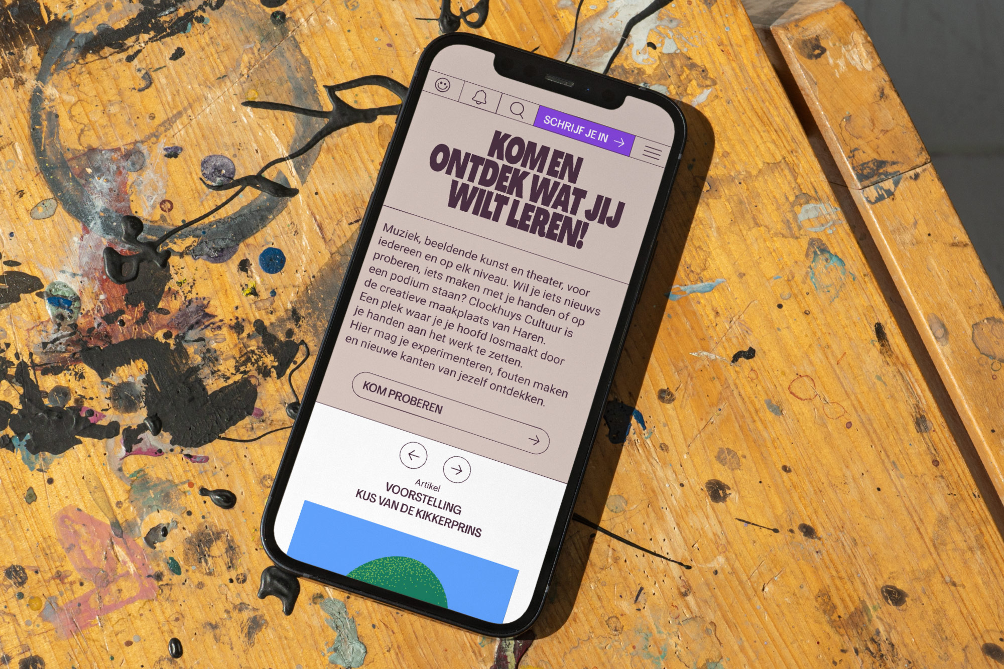 Clockhuys Cultuur Web Mobile Phone 2